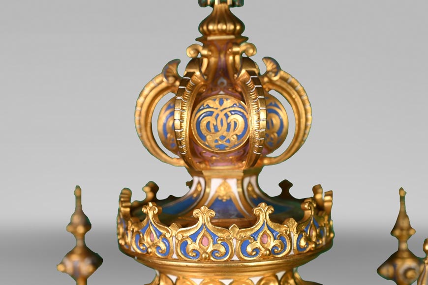 Charles Stanislas MATIFAT, pendule double face persane de l'Exposition Universelle de Londres de 1851 Charles Stanislas MATIFAT, pendule double face persane de l'Exposition Universelle de Londres de 1851-7