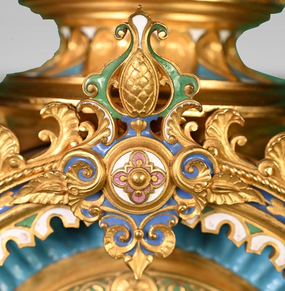 Charles Stanislas MATIFAT, pendule double face persane de l'Exposition Universelle de Londres de 1851 Charles Stanislas MATIFAT, pendule double face persane de l'Exposition Universelle de Londres de 1851-10