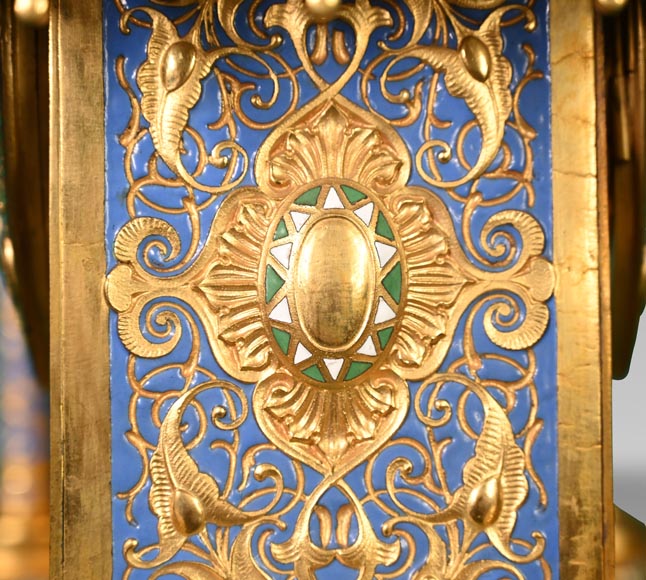 Charles Stanislas MATIFAT, pendule double face persane de l'Exposition Universelle de Londres de 1851 Charles Stanislas MATIFAT, pendule double face persane de l'Exposition Universelle de Londres de 1851-11