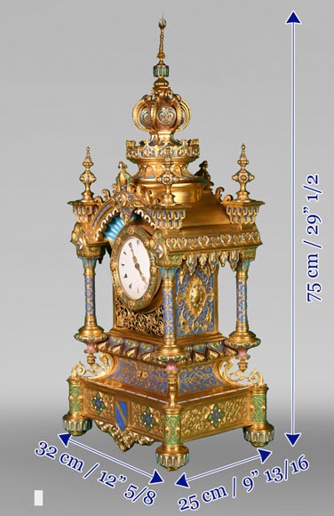 Charles Stanislas MATIFAT, pendule double face persane de l'Exposition Universelle de Londres de 1851 Charles Stanislas MATIFAT, pendule double face persane de l'Exposition Universelle de Londres de 1851-16