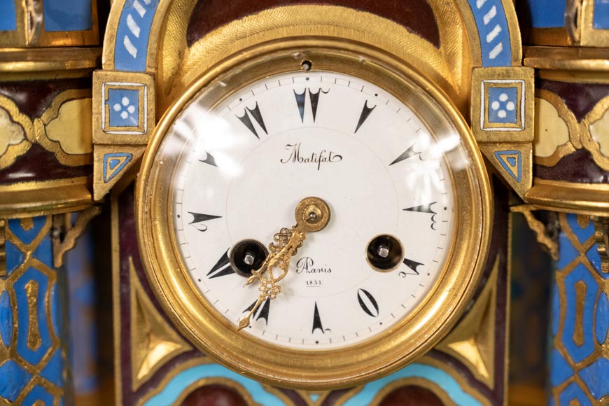 Charles Stanislas MATIFAT, la pendule aux éléphants un modèle orientalisant de présenté au Crystal Palace en 1851 Charles Stanislas MATIFAT, la pendule aux éléphants un modèle orientalisant de présenté au Crystal Palace en 1851-8