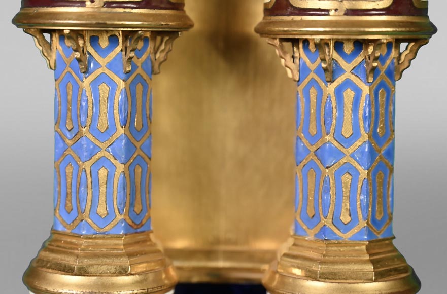 Charles Stanislas MATIFAT, la pendule aux éléphants un modèle orientalisant de présenté au Crystal Palace en 1851 Charles Stanislas MATIFAT, la pendule aux éléphants un modèle orientalisant de présenté au Crystal Palace en 1851-10