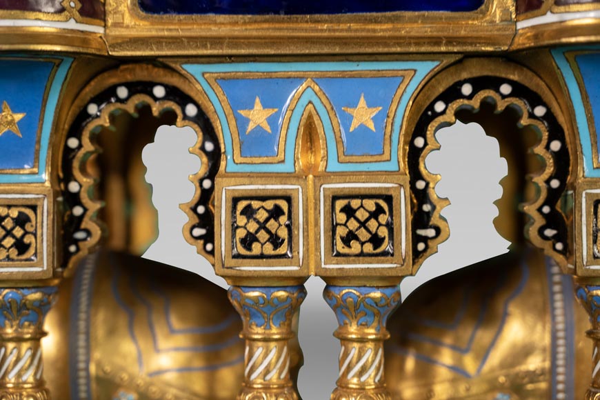 Charles Stanislas MATIFAT, la pendule aux éléphants un modèle orientalisant de présenté au Crystal Palace en 1851 Charles Stanislas MATIFAT, la pendule aux éléphants un modèle orientalisant de présenté au Crystal Palace en 1851-12