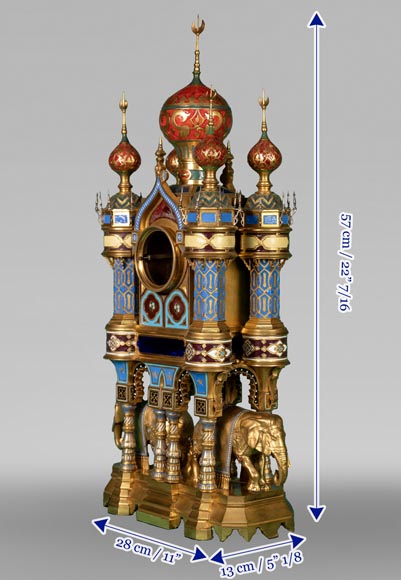Charles Stanislas MATIFAT, la pendule aux éléphants un modèle orientalisant de présenté au Crystal Palace en 1851 Charles Stanislas MATIFAT, la pendule aux éléphants un modèle orientalisant de présenté au Crystal Palace en 1851-15