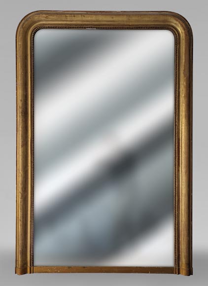 Trumeau doré de style Louis Philippe à coins arrondis Trumeau doré de style Louis Philippe à coins arrondis-0