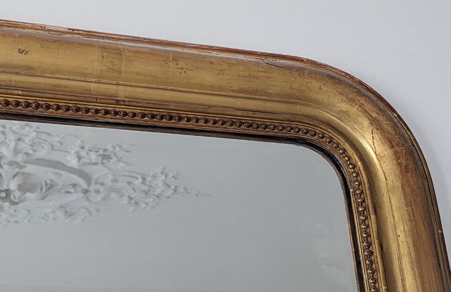 Trumeau doré de style Louis Philippe à coins arrondis Trumeau doré de style Louis Philippe à coins arrondis-1