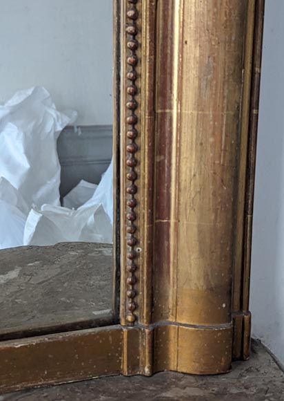 Trumeau doré de style Louis Philippe à coins arrondis Trumeau doré de style Louis Philippe à coins arrondis-4