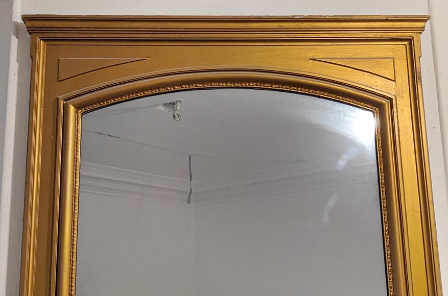 Trumeau de style Louis XVI mouluré et doré Trumeau de style Louis XVI mouluré et doré-1