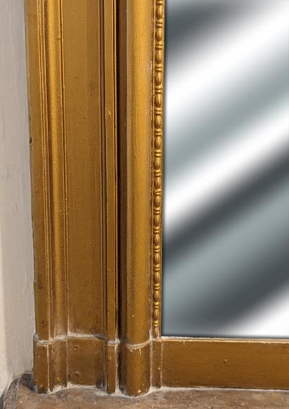 Trumeau de style Louis XVI mouluré et doré Trumeau de style Louis XVI mouluré et doré-5