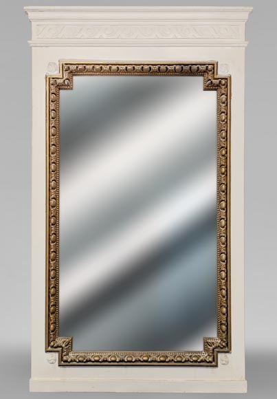 Trumeau de style Louis XVI orné d’une frise d’oves Trumeau de style Louis XVI orné d’une frise d’oves-0