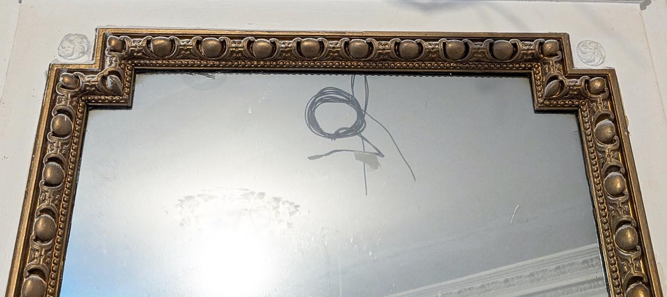 Trumeau de style Louis XVI orné d’une frise d’oves Trumeau de style Louis XVI orné d’une frise d’oves-1