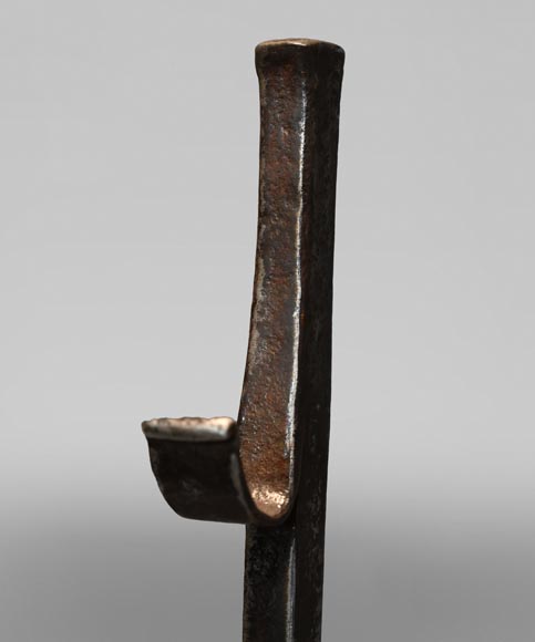 Paire de hauts chenets droits Paire de hauts chenets droits-3