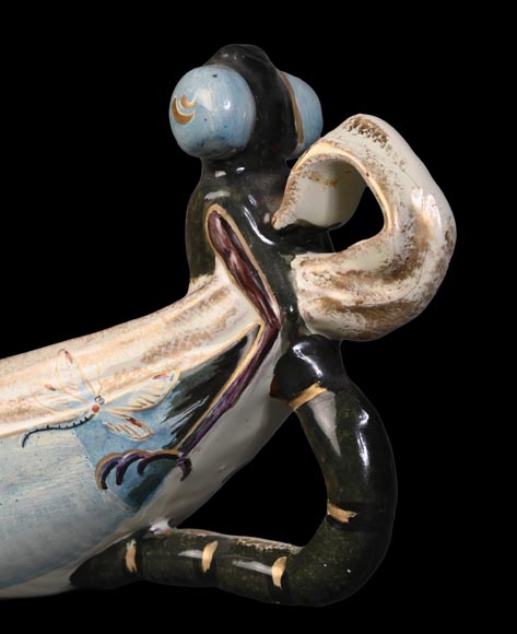 Émile GALLÉ, Jardinière aux libellules, vers 1880  Émile GALLÉ, Jardinière aux libellules, vers 1880-3