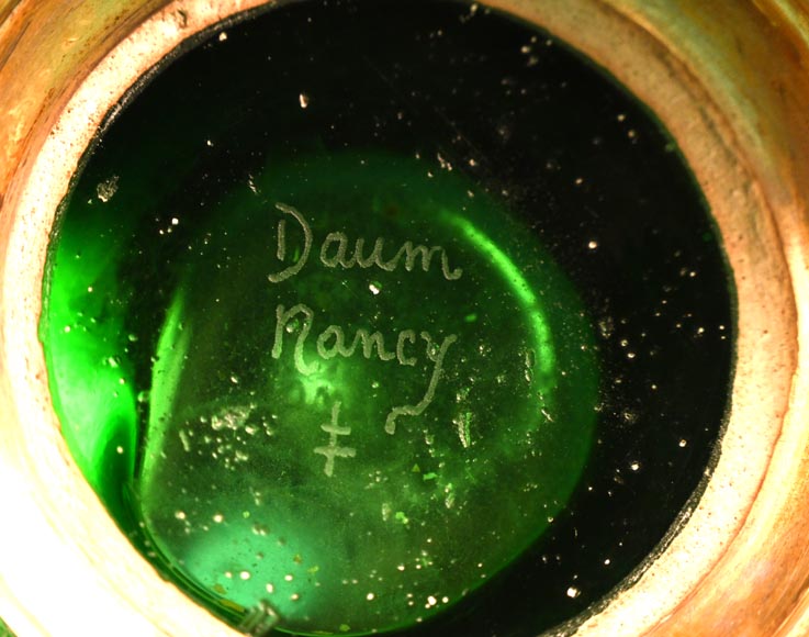 Frères DAUM, vase au lion rampant, vers 1893 Frères DAUM, vase au lion rampant, vers 1893-3