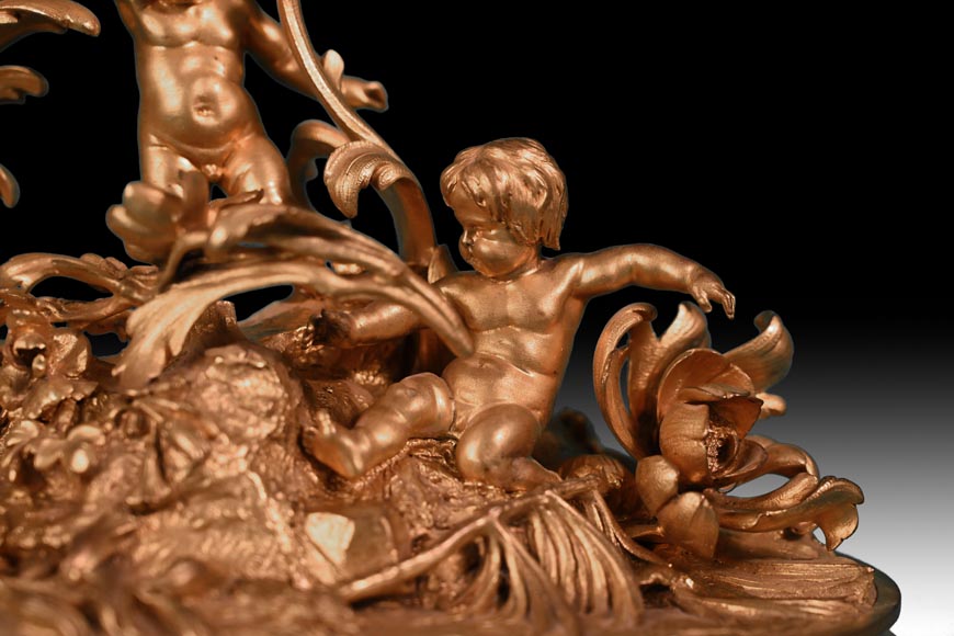 Fonderie d’art de Johann HERZNER (attribué à), Lanterne au foisonnant décor rococo, Seconde moitié du XIXe siècle Fonderie d’art de Johann HERZNER (attribué à), Lanterne au foisonnant décor rococo, Seconde moitié du XIXe siècle-13