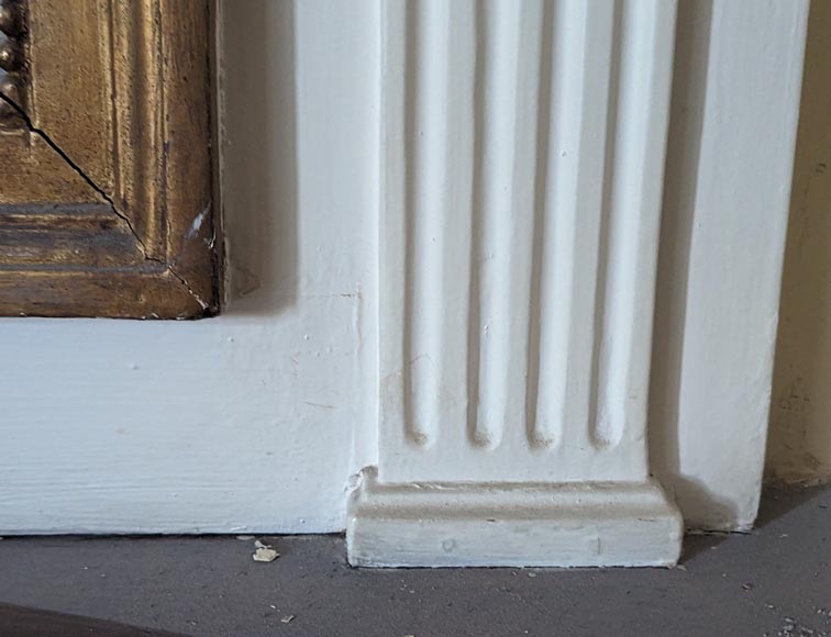 Trumeau d'époque Louis XVI orné d'une peinture de vase fleuri Trumeau d'époque Louis XVI orné d'une peinture de vase fleuri-8