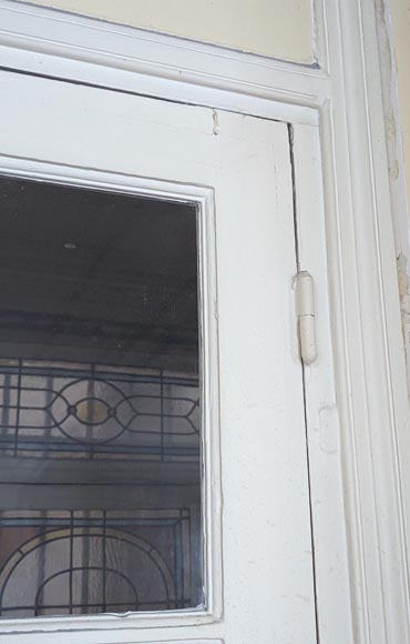 Ensemble de 3 double portes à petits carreaux Ensemble de 3 double portes à petits carreaux-3