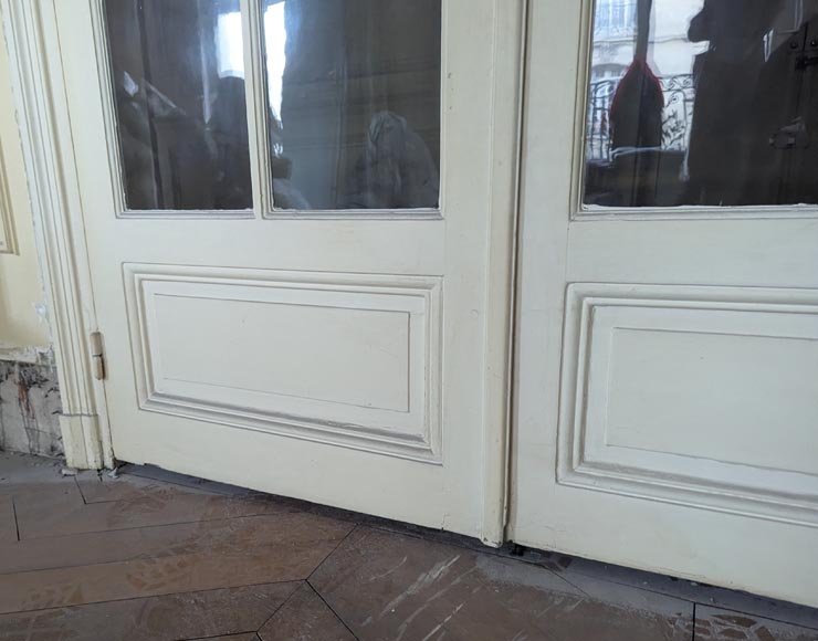 Ensemble de 3 double portes à petits carreaux Ensemble de 3 double portes à petits carreaux-11