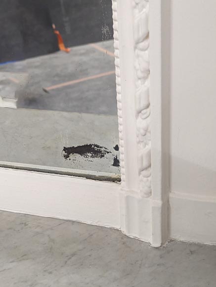 Trumeau de style Louis XVI décoré d'une couronne de laurier Trumeau de style Louis XVI décoré d'une couronne de laurier-5