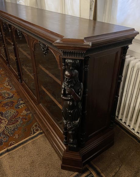 Louis-Édouard LEMARCHAND - Bibliothèque basse Napoléon III Vers 1850 Louis-Édouard LEMARCHAND - Bibliothèque basse Napoléon III Vers 1850-5