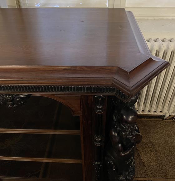 Louis-Édouard LEMARCHAND - Bibliothèque basse Napoléon III Vers 1850 Louis-Édouard LEMARCHAND - Bibliothèque basse Napoléon III Vers 1850-9