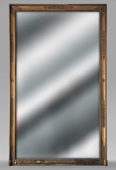 Trumeau en bronzine d'époque Restauration décoré d'une palmette Trumeau en bronzine d'époque Restauration décoré d'une palmette-0