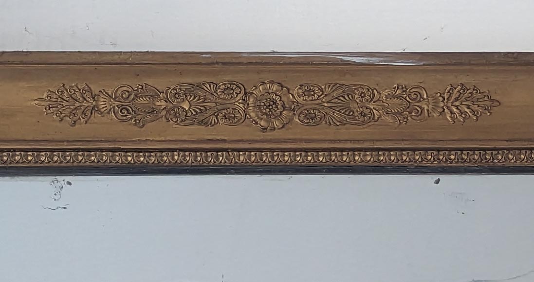 Trumeau en bronzine d'époque Restauration décoré d'une palmette Trumeau en bronzine d'époque Restauration décoré d'une palmette-1