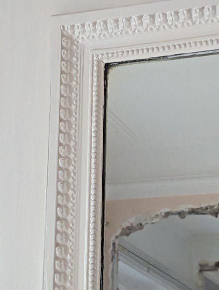 Trumeau de style Louis XVI orné d'une flûte de pan Trumeau de style Louis XVI orné d'une flûte de pan-5