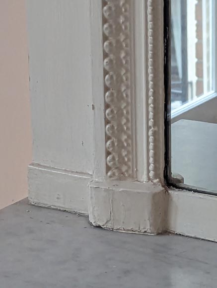 Trumeau de style Louis XVI orné d'une flûte de pan Trumeau de style Louis XVI orné d'une flûte de pan-7