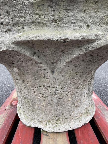 Chapiteau de colonne en pierre, époque Gothique Chapiteau de colonne en pierre, époque Gothique-3