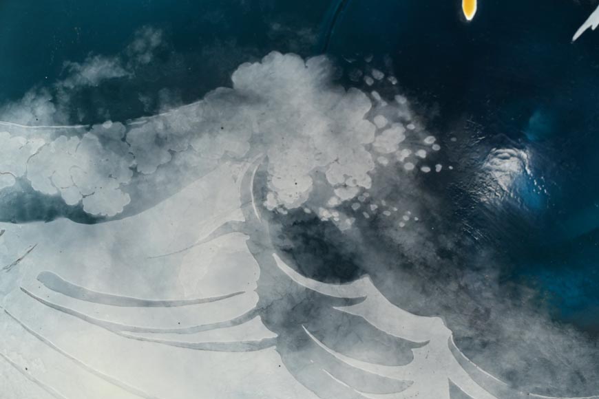 Établissements Gallé, Plat aux mouettes, entre 1918 et 1936 Établissements Gallé, Plat aux mouettes, entre 1918 et 1936-5