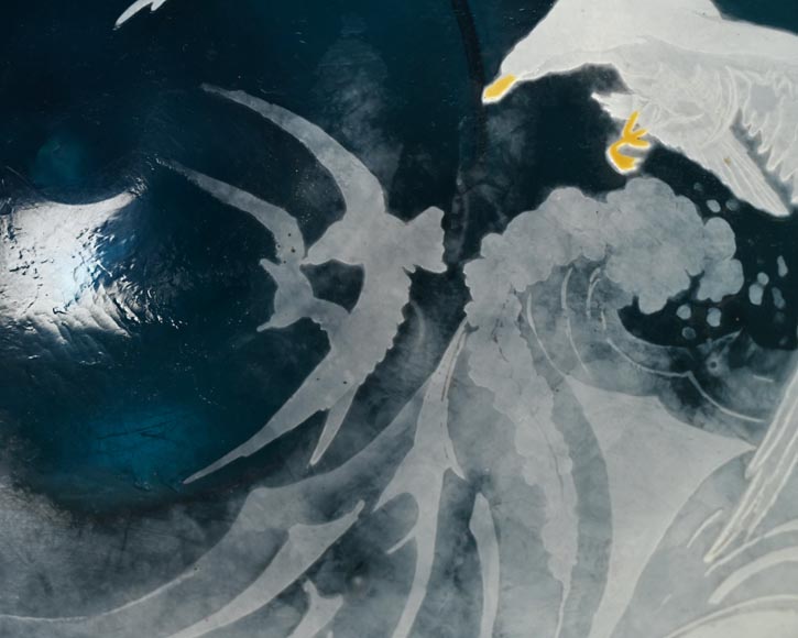 Établissements Gallé, Plat aux mouettes, entre 1918 et 1936 Établissements Gallé, Plat aux mouettes, entre 1918 et 1936-7