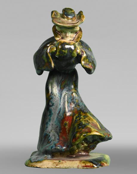 Pierre-Adrien DALPAYRAT, Femme au manchon Pierre-Adrien DALPAYRAT, Femme au manchon-1