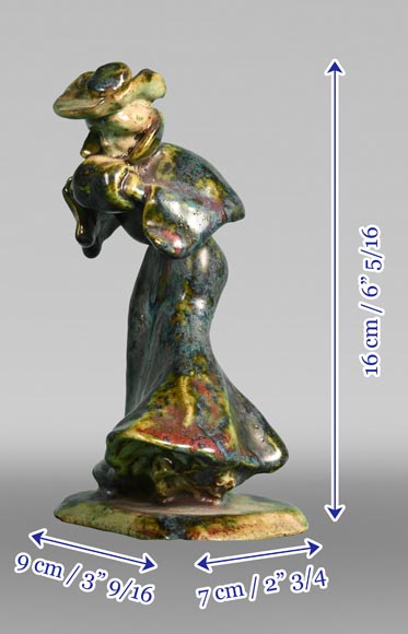 Pierre-Adrien DALPAYRAT, Femme au manchon Pierre-Adrien DALPAYRAT, Femme au manchon-8