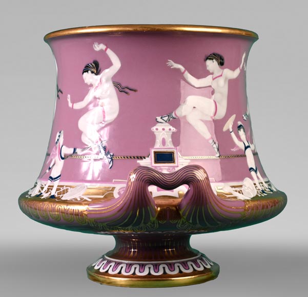 Manufacture de Sèvres, Vase cubiforme à décor de danseurs de corde, 1867-1869 Manufacture de Sèvres, Vase cubiforme à décor de danseurs de corde, 1867-1869-3