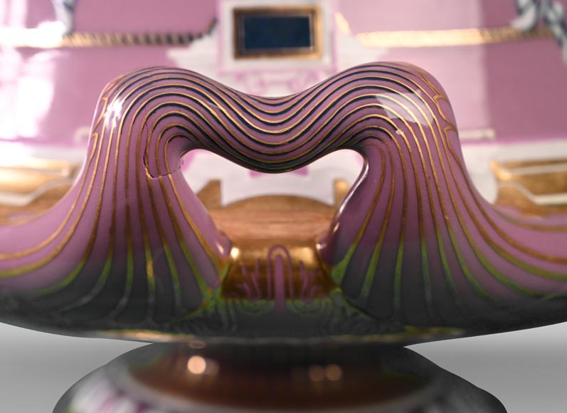 Manufacture de Sèvres, Vase cubiforme à décor de danseurs de corde, 1867-1869 Manufacture de Sèvres, Vase cubiforme à décor de danseurs de corde, 1867-1869-4