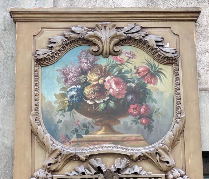 Petite console et son trumeau de style Napoléon III Petite console et son trumeau de style Napoléon III-3