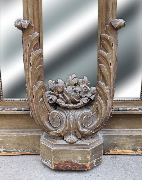 Petite console et son trumeau de style Napoléon III Petite console et son trumeau de style Napoléon III-7