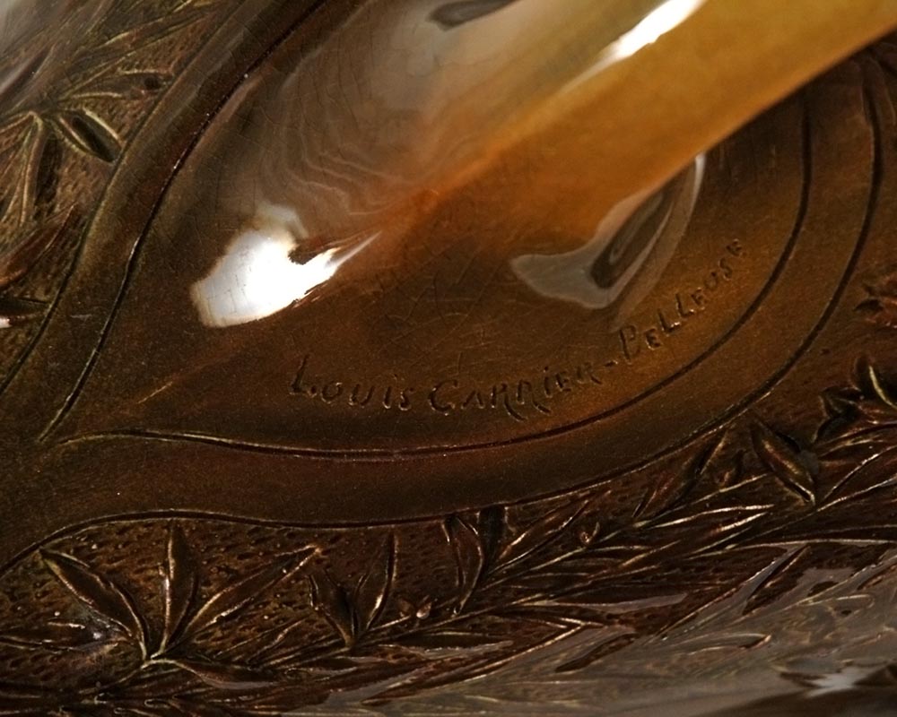 Louis-Robert CARRIER-BELLEUSE (1848 - 1913) et FAÏENCERIE DE CHOISY LE ROI (1863 - 1938) : "Enfants et Papillons" Louis-Robert CARRIER-BELLEUSE (1848 - 1913) et FAÏENCERIE DE CHOISY LE ROI (1863 - 1938) : "Enfants et Papillons"-5