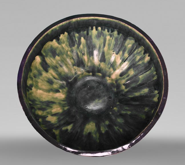 Émile GALLÉ, Vase en faïence à la couverte aubergine et au décor rehaussé d’or, vers 1885-1889 Émile GALLÉ, Vase en faïence à la couverte aubergine et au décor rehaussé d’or, vers 1885-1889-3