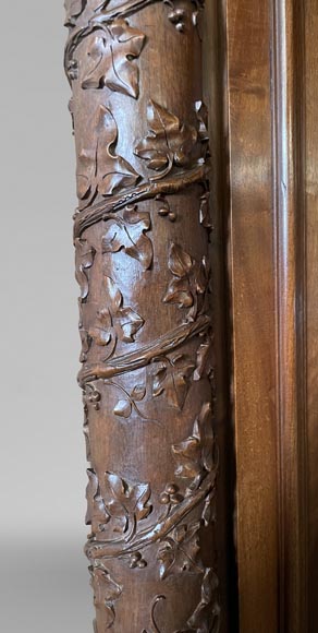 Lit Napoléon III en noyer, XIXe siècle Lit Napoléon III en noyer, XIXe siècle-7