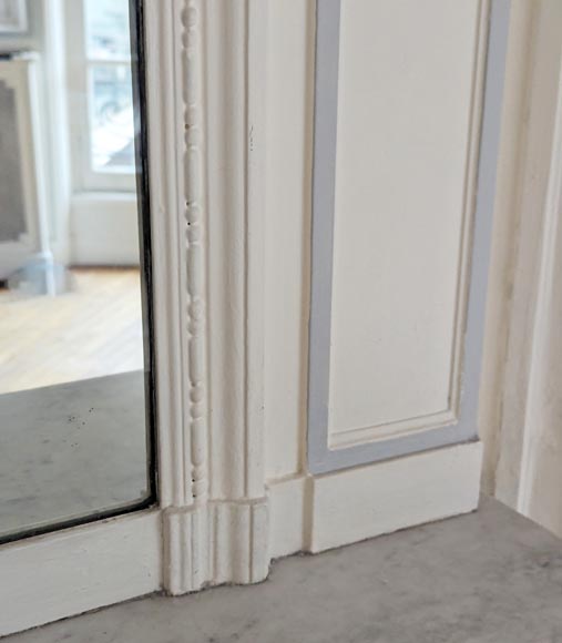 Trumeau de style Louis XVI au petit perlé Trumeau de style Louis XVI au petit perlé-5