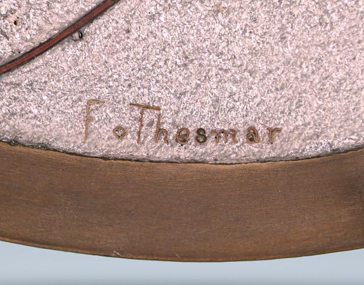 Fernand Thesmar, Plat à la vigne sur fond d’argent, 1880 Fernand Thesmar, Plat à la vigne sur fond d’argent, 1880-6