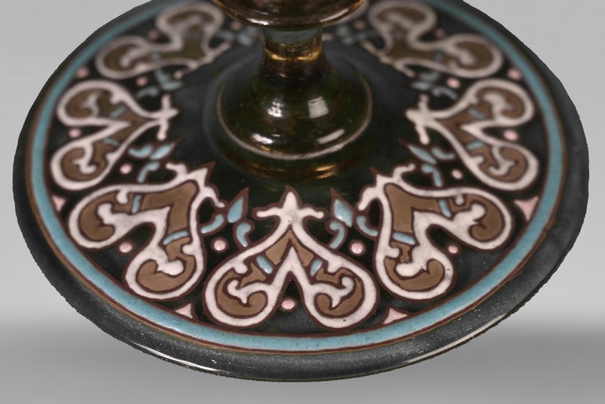 Jacques Philippe IMBERTON, Coupe orientalisante, seconde moitié du XIXe siècle Jacques Philippe IMBERTON, Coupe orientalisante, seconde moitié du XIXe siècle-4