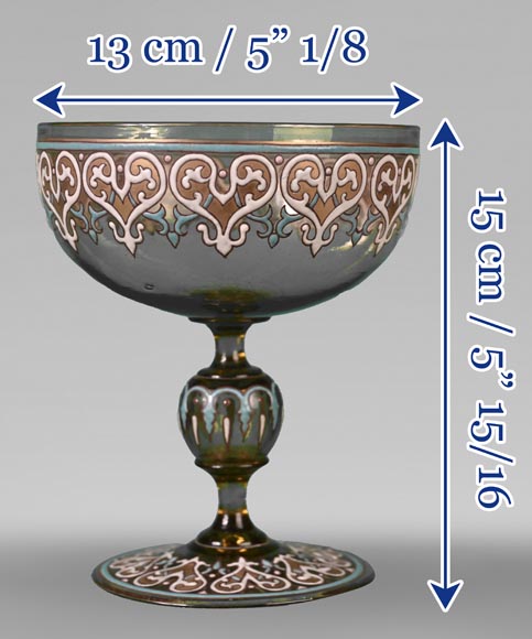 Jacques Philippe IMBERTON, Coupe orientalisante, seconde moitié du XIXe siècle Jacques Philippe IMBERTON, Coupe orientalisante, seconde moitié du XIXe siècle-6