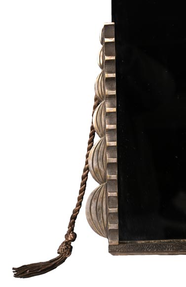 Georges Marius BORETTI, Miroir Art Déco au décor de joueurs de rugby, vers 1930 Georges Marius BORETTI, Miroir Art Déco au décor de joueurs de rugby, vers 1930-2