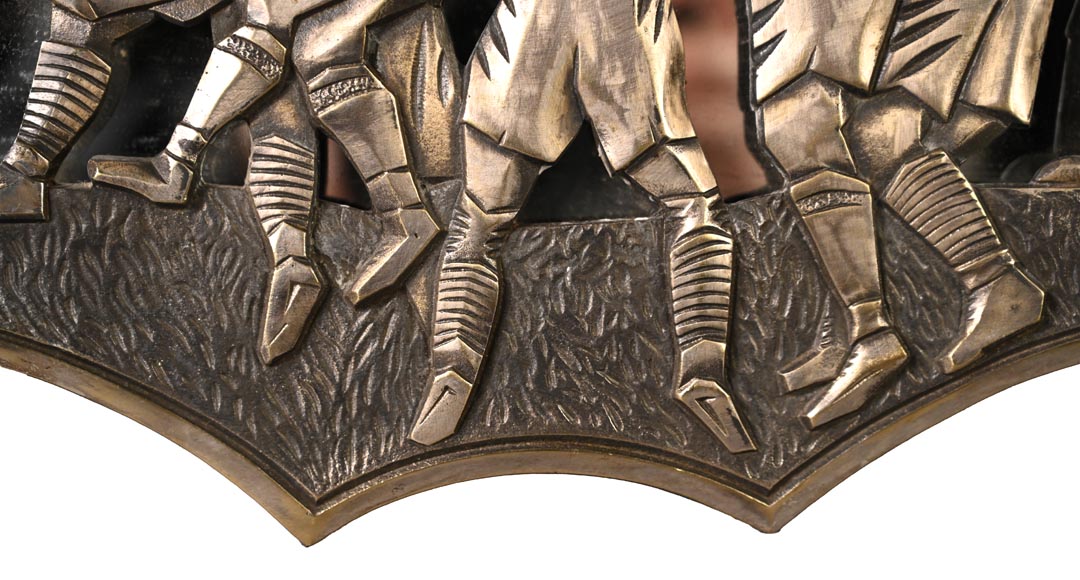 Georges Marius BORETTI, Miroir Art Déco au décor de joueurs de rugby, vers 1930 Georges Marius BORETTI, Miroir Art Déco au décor de joueurs de rugby, vers 1930-4