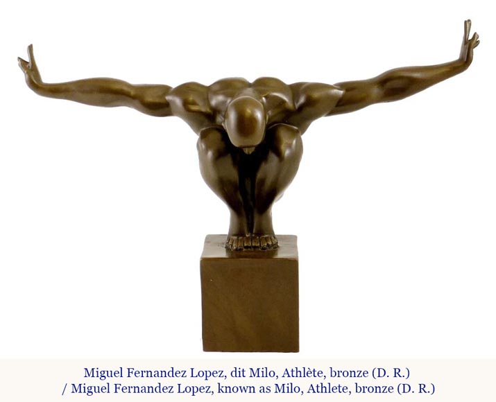 Miguel Fernandez LOPEZ, dit MILO, Le Plongeur, époque contemporaine Miguel Fernandez LOPEZ, dit MILO, Le Plongeur, époque contemporaine-7