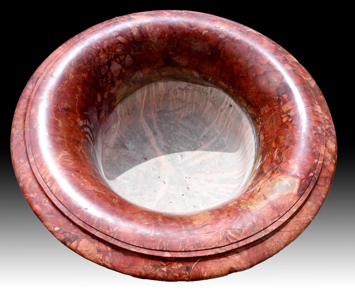 Jules CANTINI, grand vase en brèche sanguine, seconde moitié du XIXe siècle Jules CANTINI, grand vase en brèche sanguine, seconde moitié du XIXe siècle-11