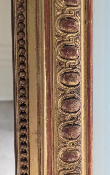 Trumeau doré de style Régence aux angles arrondis Trumeau doré de style Régence aux angles arrondis-3